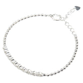 Pt900 プラチナ Pt850 プラチナ ダイヤ1.00ct ブレスレット レディース 【中古】