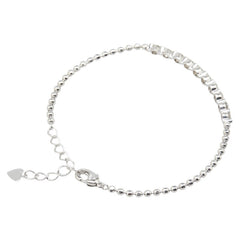 Pt900 プラチナ Pt850 プラチナ ダイヤ1.00ct ブレスレット レディース 【中古】