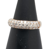 K18PG ピンクゴールド ダイヤ1.00ct リング 指輪 レディース 12号 【中古】