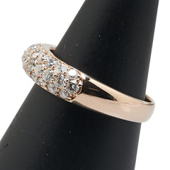 K18PG ピンクゴールド ダイヤ1.00ct リング 指輪 レディース 12号 【中古】
