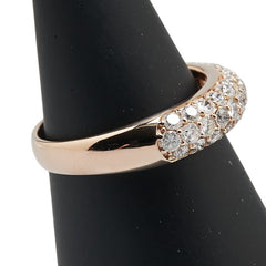 K18PG ピンクゴールド ダイヤ1.00ct リング 指輪 レディース 12号 【中古】