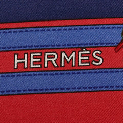 エルメス カレ80 ロープ ベルト タッセル スカーフ レッド グリーン マルチカラー シルク レディース HERMES 【中古】