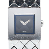 シャネル マトラッセ 腕時計 H0009 クオーツ ブラック文字盤 ステンレススチール レディース CHANEL 【中古】