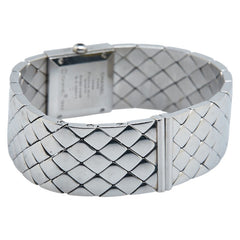 シャネル マトラッセ 腕時計 H0009 クオーツ ブラック文字盤 ステンレススチール レディース CHANEL 【中古】