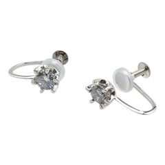 ノーブランド Pt900 プラチナ ダイヤ0.50ct イヤリング レディース no brand 【中古】