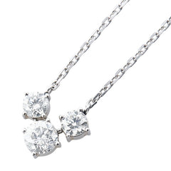 ノーブランド Pt850 プラチナ ダイヤ1.021ct ネックレス レディース no brand 【中古】