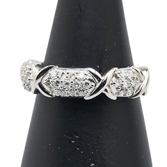 ノーブランド Pt900 プラチナ ダイヤ0.35ct リング 指輪 レディース no brand 11号 【中古】