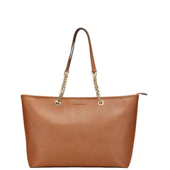 マイケルコース チェーン トートバッグ ブラウン レザー レディース Michael Kors 【中古】
