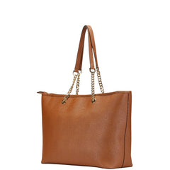 マイケルコース チェーン トートバッグ ブラウン レザー レディース Michael Kors 【中古】