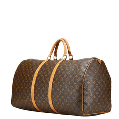 ルイ ヴィトン モノグラム キーポル60 ボストンバッグ トラベルバッグ M41422 ブラウン PVC レザー レディース LOUIS VUITTON 【中古】