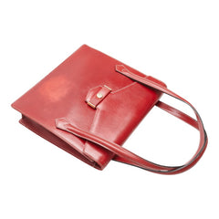 ディオール CDロゴ ハンドバッグ レッド レザー レディース Dior 【中古】