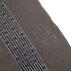 エルメス エールライン カバス ハンドバッグ トートバッグ グレー キャンバス レディース HERMES 【中古】