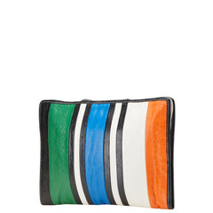 バレンシアガ バザール クラッチバッグ セカンドバッグ 443658 マルチカラー レザー レディース BALENCIAGA 【中古】