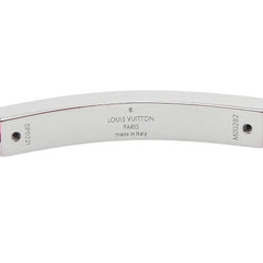 ルイ ヴィトン ブラスレ LVスペース ブレスレット M00282 シルバー ピンク メタル キャンバス レディース LOUIS VUITTON 【中古】