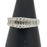 Pt900 プラチナ ダイヤ1.00ct リング 指輪 レディース 13号 【中古】