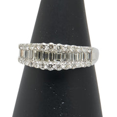 Pt900 プラチナ ダイヤ1.00ct リング 指輪 レディース 13号 【中古】