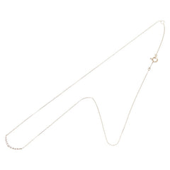 K10YG イエローゴールド ダイヤ ネックレス レディース 【中古】