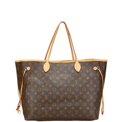 ルイ ヴィトン モノグラム ネヴァーフルGM トートバッグ ショルダーバッグ M40157 ブラウン PVC レザー レディース LOUIS VUITTON 【中古】