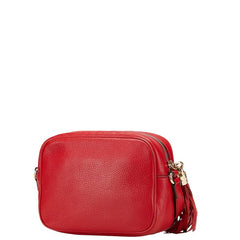 グッチ ソーホー ディスコバッグ 斜め掛け ショルダーバッグ 308364 レッド レザー レディース GUCCI 【中古】