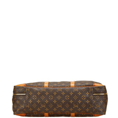 ルイ ヴィトン モノグラム ポルトドキュマン ヴォワヤージュ ビジネスバッグ M53361 ブラウン PVC レザー メンズ LOUIS VUITTON 【中古】