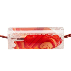 エルメス Ricine リシネ BIJOUTERIE FANTAISIE チョーカー レッド 樹脂系 SV925 シルバー レディース HERMES 【中古】