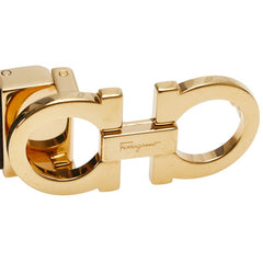 サルヴァトーレフェラガモ ガンチーニ リバーシブル ベルト ブラック ベージュ レザー レディース Salvatore Ferragamo 【中古】