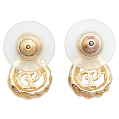 ディオール CDロゴ ピアス ゴールド メッキ レディース Dior 【中古】
