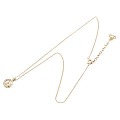 ディオール CDロゴ ネックレス ゴールド メッキ レディース Dior 【中古】
