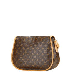 ルイ ヴィトン モノグラム メニルモンタンMM 斜めがけ ショルダーバッグ M40473 ブラウン PVC レザー レディース LOUIS VUITTON 【中古】