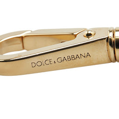 ドルチェアンドガッバーナ キーホルダー キーリング BI1386 ライトブルー マルチカラー ラバー メッキ レディース DOLCE&GABBANA 【中古】