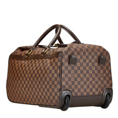 ルイ ヴィトン ダミエ エオール50 ボストンバッグ キャリーバッグ N23205 ブラウン PVC レザー レディース LOUIS VUITTON 【中古】