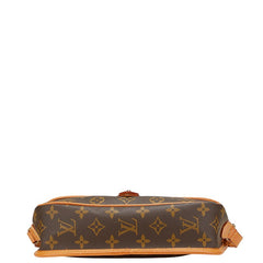 ルイ ヴィトン モノグラム ジベシエールPM 斜め掛け ショルダーバッグ M42248 ブラウン PVC レザー レディース LOUIS VUITTON 【中古】