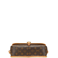ルイ ヴィトン モノグラム ソローニュ 斜め掛け ショルダーバッグ M42250 ブラウン PVC レザー レディース LOUIS VUITTON 【中古】