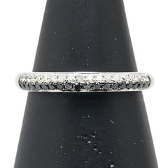 K18WG ホワイトゴールド ダイヤ0.28ct リング 指輪 レディース 12号 【中古】