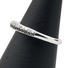 K18WG ホワイトゴールド ダイヤ0.28ct リング 指輪 レディース 12号 【中古】