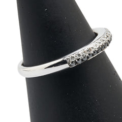 K18WG ホワイトゴールド ダイヤ0.28ct リング 指輪 レディース 12号 【中古】