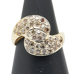 K18YG イエローゴールド ダイヤ1.00ct リング 指輪 レディース 11号 【中古】