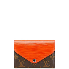 ルイ ヴィトン モノグラム エピ ポルトフォイユ マルリーコンパクト 三つ折り財布 M60495 ピモン ブラウン PVC レザー レディース LOUIS VUITTON 【中古】