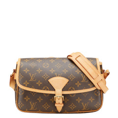 ルイ ヴィトン モノグラム ソローニュ ショルダーバッグ M42250 ブラウン PVC レザー レディース LOUIS VUITTON 【中古】
