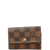ルイ ヴィトン ダミエ ミュルティクレ6 キーケース N62630 ブラウン PVC レザー レディース LOUIS VUITTON 中古
