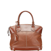 ルイ ヴィトン スハリ ロックイットPM ハンドバッグ M91889 ブラウン レザー レディース LOUIS VUITTON 【中古】