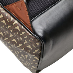 バーバリー TBモノグラム リュック バックパック ブラウン PVC レザー レディース BURBERRY 【中古】