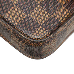 ルイ ヴィトン ダミエ ポシェット フェリシー チェーン ショルダーバッグ N40492 ブラウン PVC レディース LOUIS VUITTON 【中古】