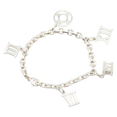 ティファニー アトラス 5チャーム ブレスレット SV925 シルバー レディース TIFFANY&Co. 【中古】