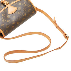 ルイ ヴィトン モノグラム ソローニュ 斜め掛け ショルダーバッグ M42250 ブラウン PVC レザー レディース LOUIS VUITTON 【中古】