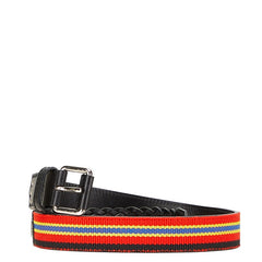 バレンシアガ ベルト サイズ:75/30 ブラック マルチカラー レザー キャンバス レディース BALENCIAGA 【中古】