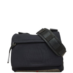 プラダ スポーツライン ロゴ 斜め掛け ショルダーバッグ ブラック ポリウレタン レディース PRADA 【中古】