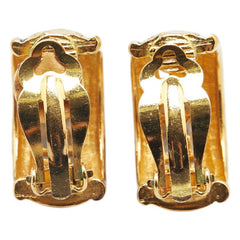 シャネル ロゴ イヤリング ゴールド メッキ レディース CHANEL 【中古】