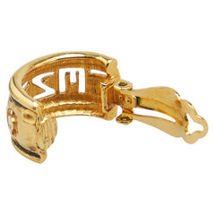 シャネル ロゴ イヤリング ゴールド メッキ レディース CHANEL 【中古】