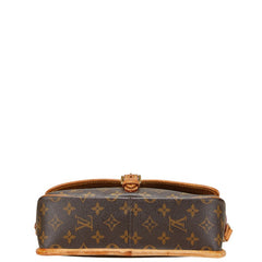 ルイ ヴィトン モノグラム ソローニュ 斜め掛け ショルダーバッグ M42250 ブラウン PVC レザー レディース LOUIS VUITTON 【中古】